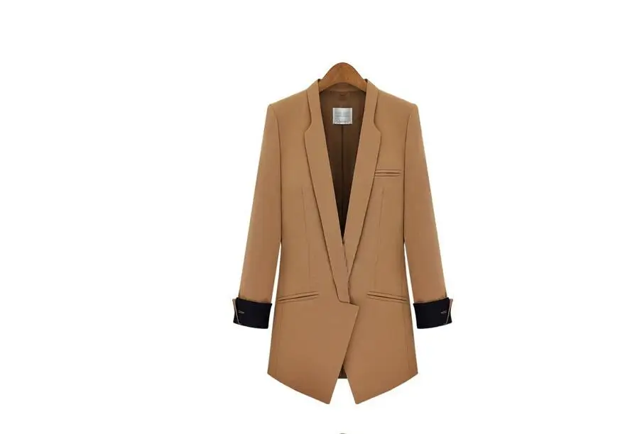 Autumn Long Sleeve Blazer Feminino Women Jacket Yellow & Black Office Business Clothing Female Single Breasted Blazer S,M,L,XL
Autumn Long Sleeve Blazer Feminino Women Jacket Yellow & Black Office Business Clothing Female Single Breasted Blazer S,M,L,XL