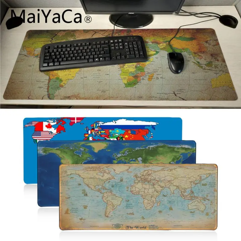 Maiyaca Custom Skin color World Map Unique Desktop Pad Game Mousepad Locking Edge gaming Mousepad Mat Keyboard Mat Table Pad
Maiyaca Custom Skin color World Map Unique Desktop Pad Game Mousepad Locking Edge gaming Mousepad Mat Keyboard Mat Table Pad
