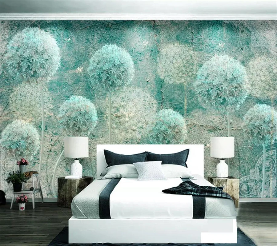 wellyu Custom wallpaper 3d обои European retro vintage abstract dandelion 3d papel de parede background wall decorative painting
wellyu Custom wallpaper 3d обои European retro vintage abstract dandelion 3d papel de parede background wall decorative painting