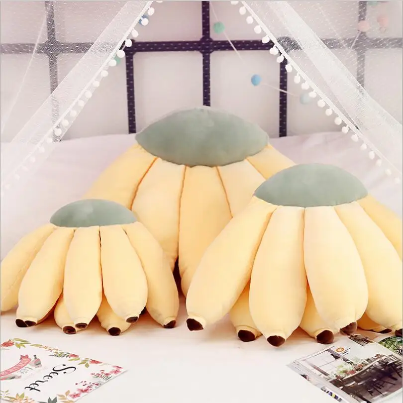 Creative Simulated Banana Plush Toys Stuffed Fruit Banana Doll Soft Plush Funny Gift For Children Friend Pillows Decor Home
Creative Simulated Banana Plush Toys Stuffed Fruit Banana Doll Soft Plush Funny Gift For Children Friend Pillows Decor Home