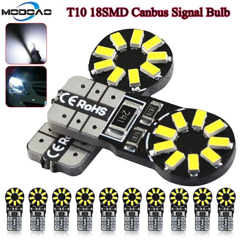 MODOAO 10pcs T10 W5W Led Car Light Bulbs 6000K 158 147 161 168 Clearance Light Break Lights Turn Signal Light Reading Door Light
MODOAO 10pcs T10 W5W Led Car Light Bulbs 6000K 158 147 161 168 Clearance Light Break Lights Turn Signal Light Reading Door Light