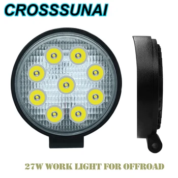 Work LED Light 27W LED Bar Bright Beam Car Accessories 2700LM 12V 24V 6000K For Jeep ATV UAZ SUV 4WD 4x4 Truck Tractor Off-road
Work LED Light 27W LED Bar Bright Beam Car Accessories 2700LM 12V 24V 6000K For Jeep ATV UAZ SUV 4WD 4x4 Truck Tractor Off-road