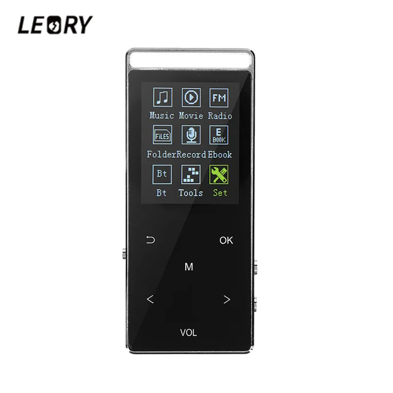 LEORY K188 Lossless Music Player MP3 Bluetooth OTG Metal 8GB 1.8 Inch Touch Screen TF Card 100 Play Hours FM Ebook Pedometer
LEORY K188 Lossless Music Player MP3 Bluetooth OTG Metal 8GB 1.8 Inch Touch Screen TF Card 100 Play Hours FM Ebook Pedometer