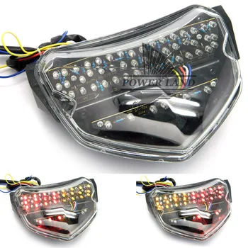 1pcs Clear Lens Motorcycle Integrated LED Rear Brake Tail Tight & Indicator Turn Signal For Suzuki GSXR 600 750 1000 2004-05
1pcs Clear Lens Motorcycle Integrated LED Rear Brake Tail Tight & Indicator Turn Signal For Suzuki GSXR 600 750 1000 2004-05