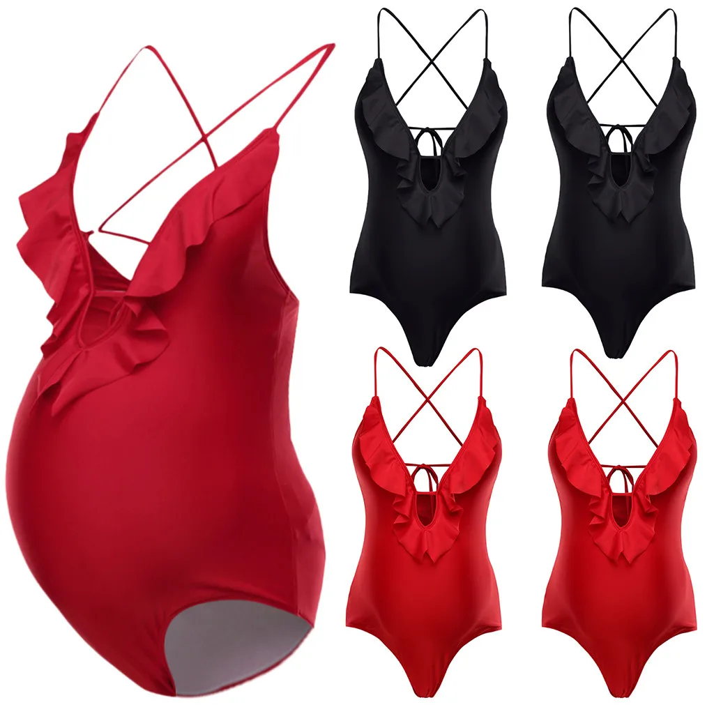 ISHOWTIENDA Women's Sexy Pregnancy One Piece Swimsuit Women Maternity Bikini Swimwear Swimsuit Bathing Suit Pregnant Beachwear
ISHOWTIENDA Women's Sexy Pregnancy One Piece Swimsuit Women Maternity Bikini Swimwear Swimsuit Bathing Suit Pregnant Beachwear