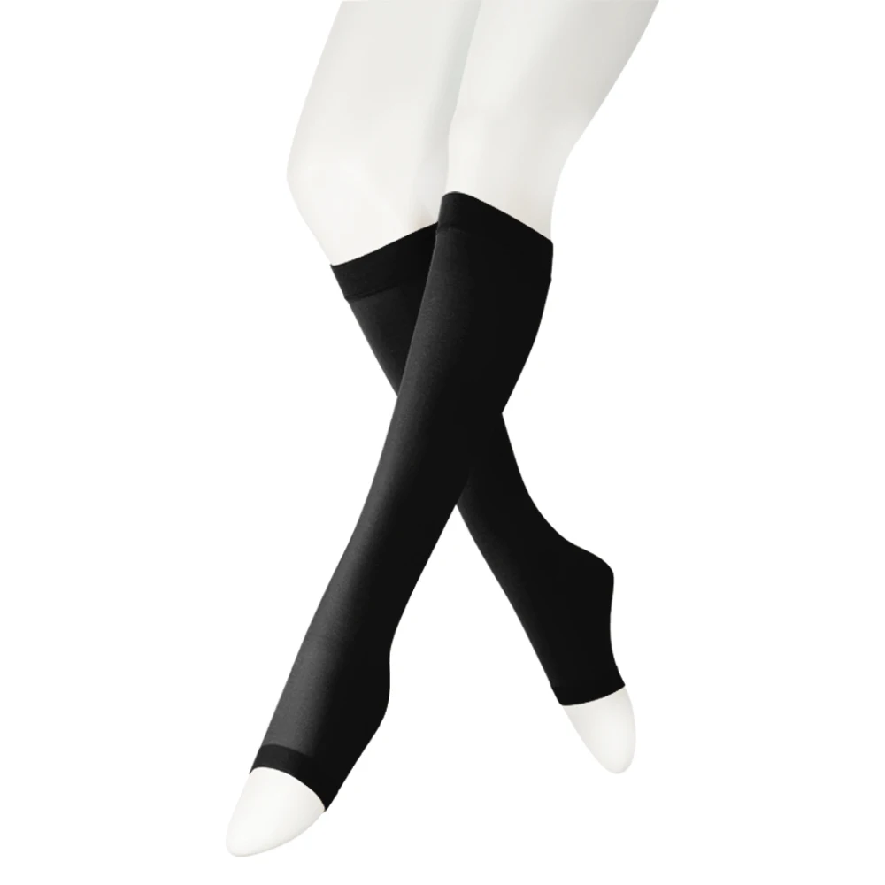 Opaque Compression Socks Knee High Length Medical Graduated Stocking 20-30 mmHg Firm Support - Open Toe - Unisex Surgical Socks
Opaque Compression Socks Knee High Length Medical Graduated Stocking 20-30 mmHg Firm Support - Open Toe - Unisex Surgical Socks