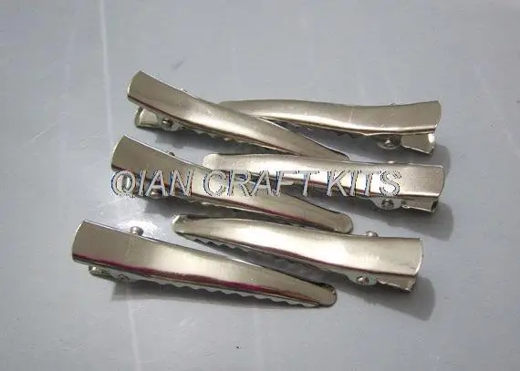 set of 100PCS silver tone sturdy strong hair clips 60x7mm Silver tip head metal hair alligator clip lead and nickle free
set of 100PCS silver tone sturdy strong hair clips 60x7mm Silver tip head metal hair alligator clip lead and nickle free