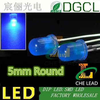 Round Chip LED Blue color diode 5mm Diffused light bulb 460-475nm dip led 15-20mA(CE&Rosh)
Round Chip LED Blue color diode 5mm Diffused light bulb 460-475nm dip led 15-20mA(CE&Rosh)