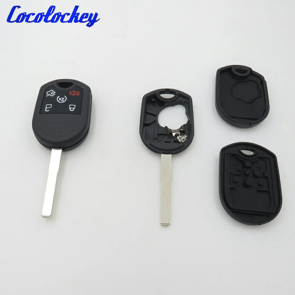 Cocolockey Replacement Car Key Shell Case for FORD F150 Mustang Expedition Remote Key 5 Button No Logo
Cocolockey Replacement Car Key Shell Case for FORD F150 Mustang Expedition Remote Key 5 Button No Logo