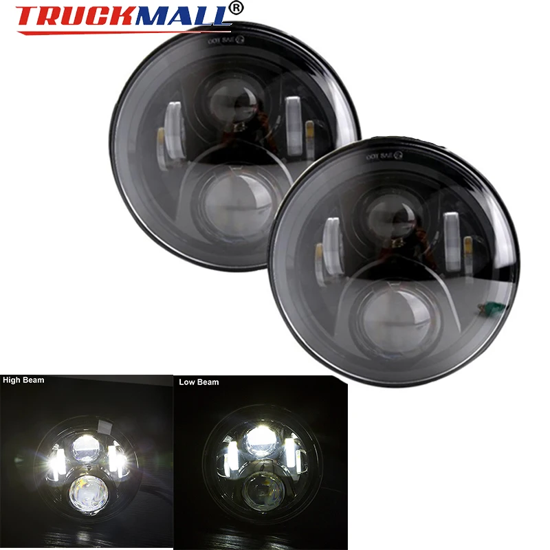 Pairs 7 Inch Headlights 7'' Car Headlamp with Hight/Low Beam Motor Lamp For Jeep Wrangler JK TJ CJ VAZ 2121 Lada Niva 4x4 Lamp
Pairs 7 Inch Headlights 7'' Car Headlamp with Hight/Low Beam Motor Lamp For Jeep Wrangler JK TJ CJ VAZ 2121 Lada Niva 4x4 Lamp
