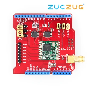 Long distance wireless 433/868/915Mhz Lora Shield Leonardo, UNO, Mega2560, Duemilanove, Due
Long distance wireless 433/868/915Mhz Lora Shield Leonardo, UNO, Mega2560, Duemilanove, Due