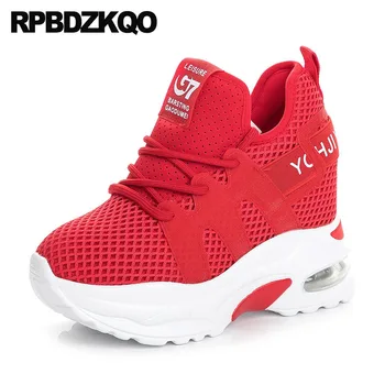 Booties Sneakers White Platform Boots Flatform Mesh Creepers Summer Muffin Wedge Women Casual High Heel Red Hidden Shoes Quality
Booties Sneakers White Platform Boots Flatform Mesh Creepers Summer Muffin Wedge Women Casual High Heel Red Hidden Shoes Quality
