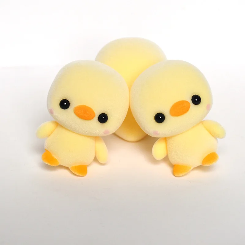 Flocking Plush Real Life Animals Kawaii Toys Caramel Shiba Inu Penguin Duck (6)