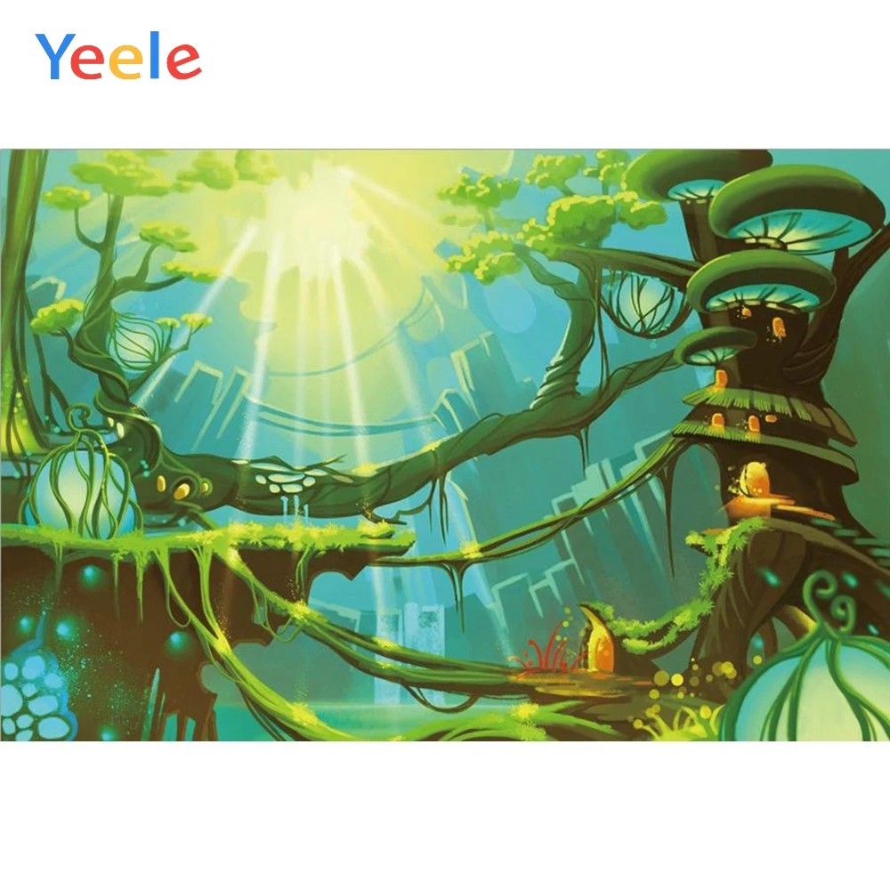 Yeele Cartoon Jungle Forest Strange Tree Fairy Tale Photography Backgrounds Customized Photographic Backdrops for Photo Studio
Yeele Cartoon Jungle Forest Strange Tree Fairy Tale Photography Backgrounds Customized Photographic Backdrops for Photo Studio