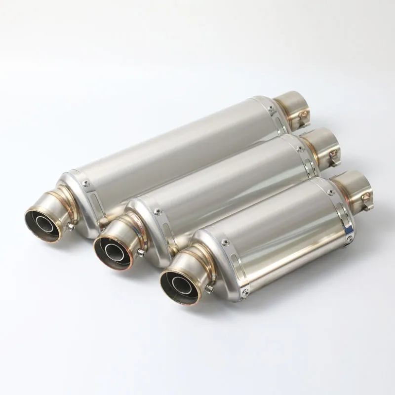 Universal 38-55MM Motorcycle Exhaust Muffler Pipe Triangular stainless steel Motorcycle Exhaust 3 Size GP Scooter Motorbike Pipe
Universal 38-55MM Motorcycle Exhaust Muffler Pipe Triangular stainless steel Motorcycle Exhaust 3 Size GP Scooter Motorbike Pipe