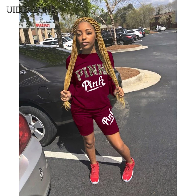2018 Pink Letter Print 2 Piece Set Women Oversize Top And Pants Casual Outfit Sweatshirt Two Piece Tracksuit Sportswear Dropship
2018 Pink Letter Print 2 Piece Set Women Oversize Top And Pants Casual Outfit Sweatshirt Two Piece Tracksuit Sportswear Dropship