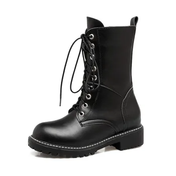 2017 new winter leisure low heel side with lace-up boots 40 scooter 1207-43 students
2017 new winter leisure low heel side with lace-up boots 40 scooter 1207-43 students