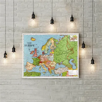 Colorful Europe Map Precise Detail And Vivid Color Lump Learning Education Home Decoration Vintage Wall Canvas Art Print Sticker
Colorful Europe Map Precise Detail And Vivid Color Lump Learning Education Home Decoration Vintage Wall Canvas Art Print Sticker