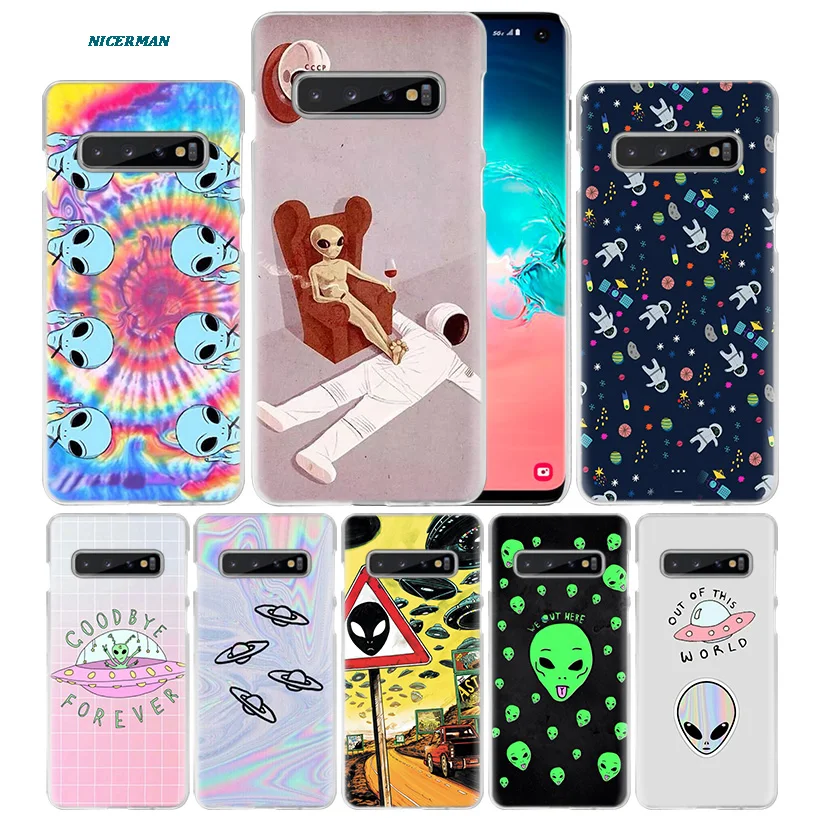Alien UFO Emoji Case for Samsung Galaxy S10 5G S10e S9 S8 M30 M20 M10 J4 J6 Plus J8 2018 Note 8 9 Clear Hard PC Phone Cover
Alien UFO Emoji Case for Samsung Galaxy S10 5G S10e S9 S8 M30 M20 M10 J4 J6 Plus J8 2018 Note 8 9 Clear Hard PC Phone Cover