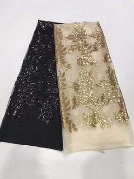 2017 Latest French Nigerian Laces Fabrics High Quality Tulle African Laces Fabric Wedding African French Tulle Lace Black Gold
2017 Latest French Nigerian Laces Fabrics High Quality Tulle African Laces Fabric Wedding African French Tulle Lace Black Gold