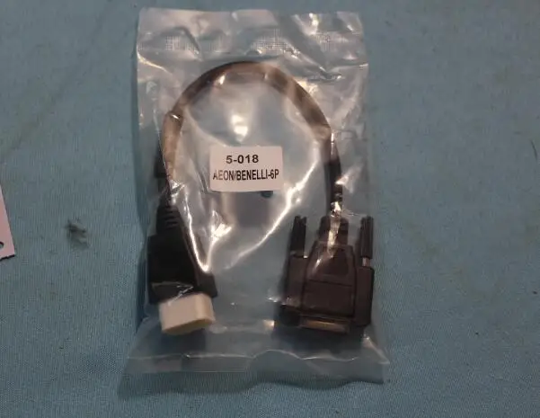 6pin 4pin for AEON / BENELLI diagnostic cable work for MST3000 MST500 MST100P motorcycle scanner
6pin 4pin for AEON / BENELLI diagnostic cable work for MST3000 MST500 MST100P motorcycle scanner
