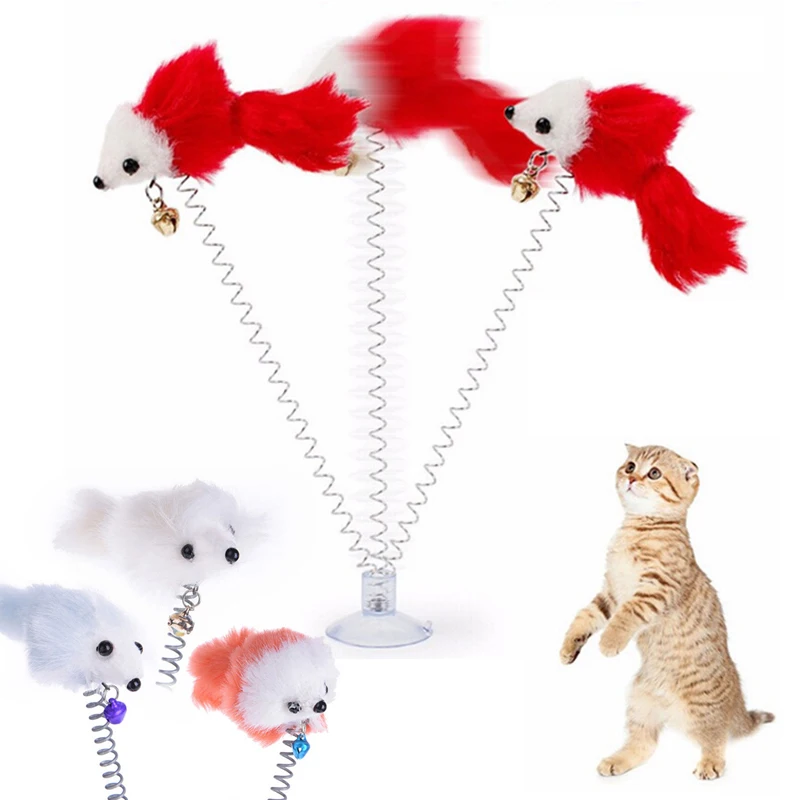 1PC Hot High Quality Funny PetToy Cat Toys Sucker Spring Plush Mouse Funny Cat Toy 20X10cm
1PC Hot High Quality Funny PetToy Cat Toys Sucker Spring Plush Mouse Funny Cat Toy 20X10cm