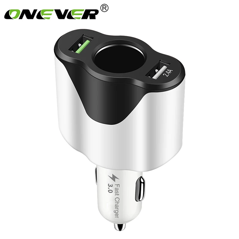 Onever 12-24v 120W Dual USB Car Cigarette Charger Support Smart Fast Charging For Car Navigation For Tablet Smartphone DVR GPS
Onever 12-24v 120W Dual USB Car Cigarette Charger Support Smart Fast Charging For Car Navigation For Tablet Smartphone DVR GPS