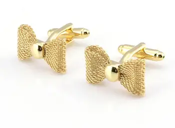 NEWEST Metal Bowknot Cuff links Gold&Silver Bow Cufflinks High Quality Copper Made Cuff Buttons Men Fashion Jewelry Gift 20pairs 
NEWEST Metal Bowknot Cuff links Gold&Silver Bow Cufflinks High Quality Copper Made Cuff Buttons Men Fashion Jewelry Gift 20pairs