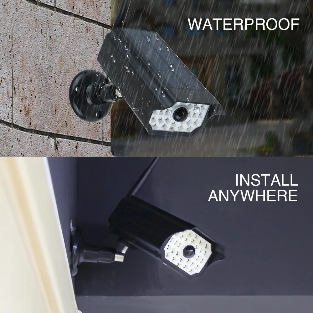 Onefire Fake Surveillance Camera Lens Lamp Waterproof Solar Motion Sensor Lights Security Solar Lamp Sunlight Outdoor Wall Light
Onefire Fake Surveillance Camera Lens Lamp Waterproof Solar Motion Sensor Lights Security Solar Lamp Sunlight Outdoor Wall Light