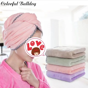 Cheap Towe Soft Girl Hair Wrap Women Bathroom Super Absorbent Quick-drying Microfiber Bath New Hair Dry Cap Salon Colorful Towel
Cheap Towe Soft Girl Hair Wrap Women Bathroom Super Absorbent Quick-drying Microfiber Bath New Hair Dry Cap Salon Colorful Towel