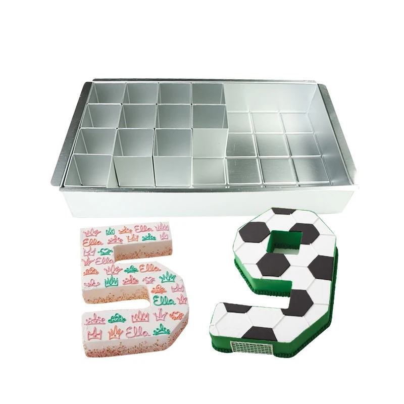 DIY Removable Letters Number cake bakeware Aluminium alloy pan baking mold pastry mould tools
DIY Removable Letters Number cake bakeware Aluminium alloy pan baking mold pastry mould tools