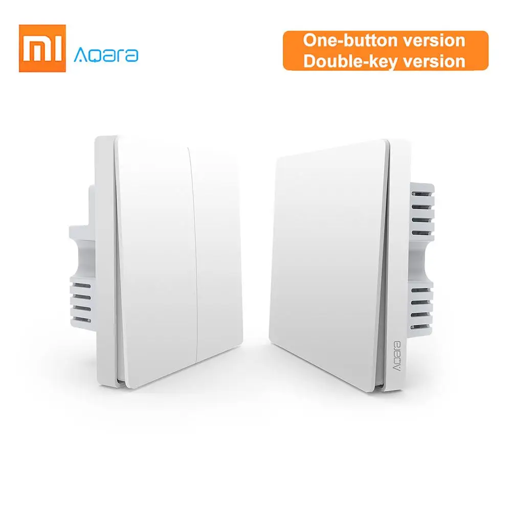

HOT OIO Xiaomi Aqara QBKG03LM Wireless Smart Light Control Wall Switch ZigBee Version