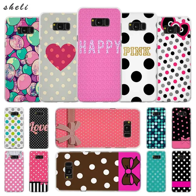 Sheli Polka Dots design Transparent Note 10 9 pro hard Case Cover for Samsung Galaxy S4 S5 S6 S7 S8 S9 Plus Edge Mini s10 lite
Sheli Polka Dots design Transparent Note 10 9 pro hard Case Cover for Samsung Galaxy S4 S5 S6 S7 S8 S9 Plus Edge Mini s10 lite