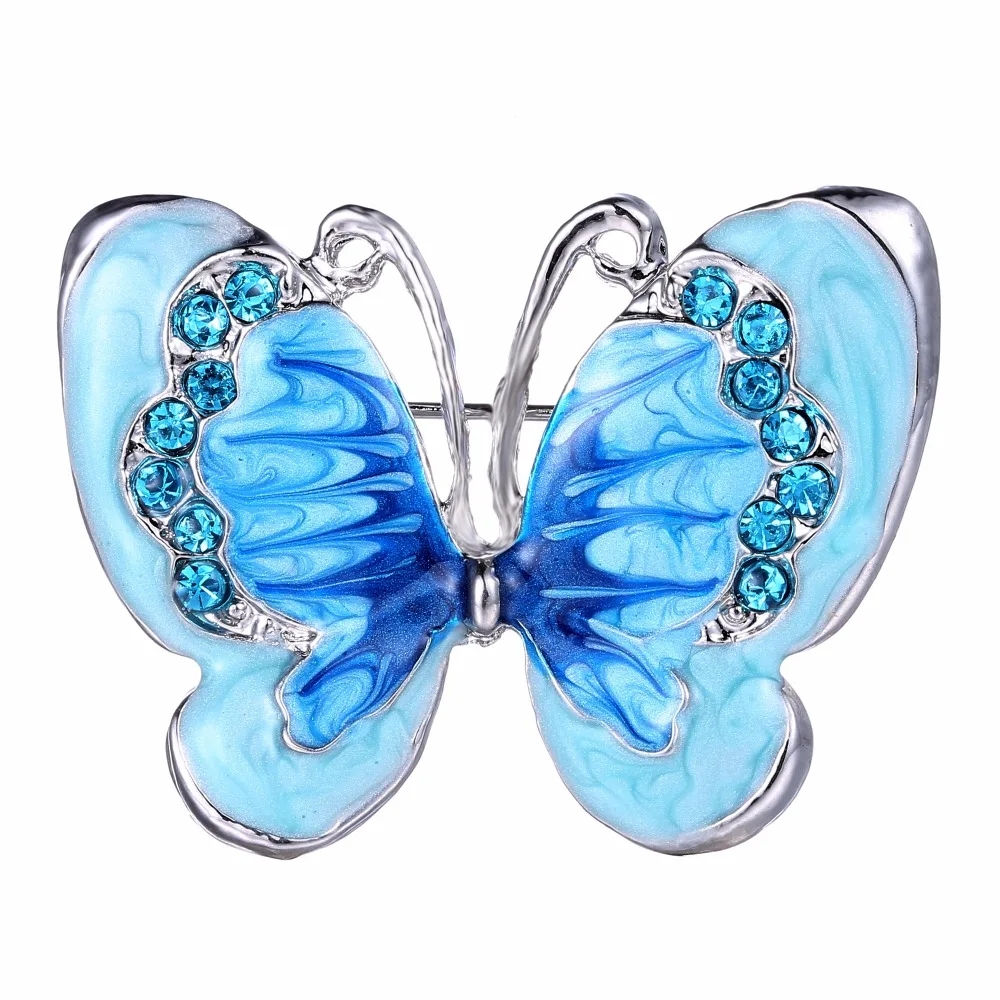 Fashion Blue rhinestone Crystal Butterfly Brooches pins For Women Wedding Jewelry For Bridal Animal Brooch
Fashion Blue rhinestone Crystal Butterfly Brooches pins For Women Wedding Jewelry For Bridal Animal Brooch