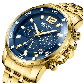 Quartz Watch Mens Business Watch Multi-function Sports Steel Waterproof Quartz Watch Luminous Auto Date Chronograph Men Watch
Quartz Watch Mens Business Watch Multi-function Sports Steel Waterproof Quartz Watch Luminous Auto Date Chronograph Men Watch