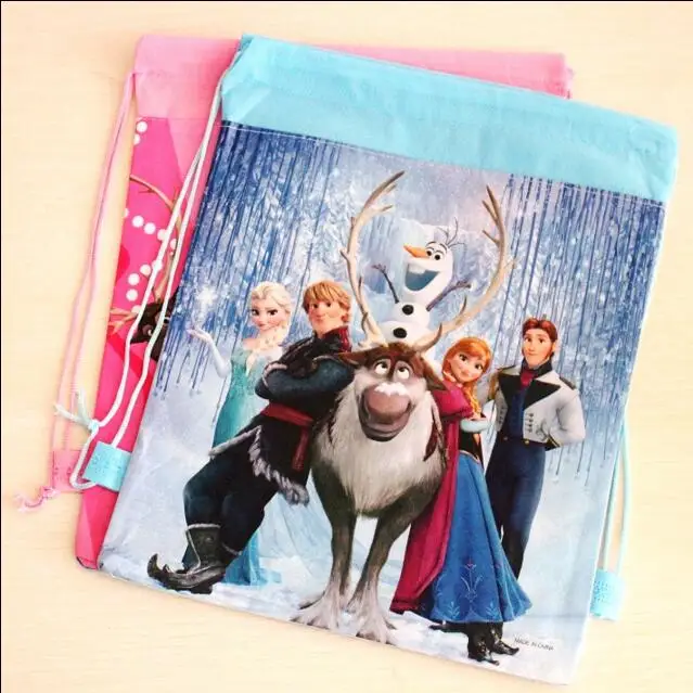 2 pcs student cartoon double-sided non-woven Drawstring Bag Drawstring snow and ice Children shoulders green bags pencil bags
2 pcs student cartoon double-sided non-woven Drawstring Bag Drawstring snow and ice Children shoulders green bags pencil bags