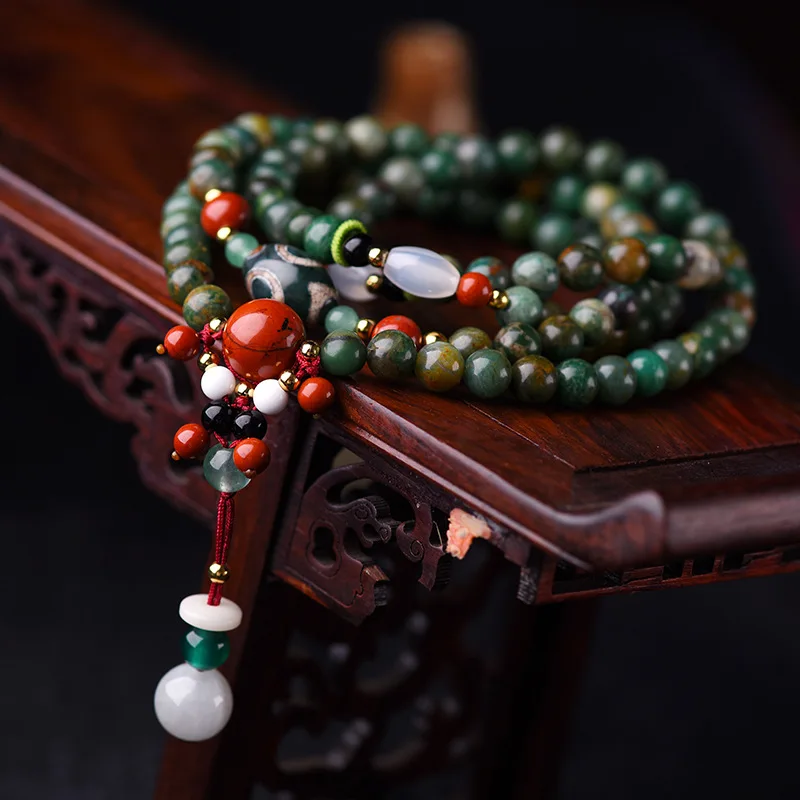 African nature stones Multi circle Hand String Girl Ancient Style Jewelry Originally Designed Long Multi-purpose bracelet
African nature stones Multi circle Hand String Girl Ancient Style Jewelry Originally Designed Long Multi-purpose bracelet