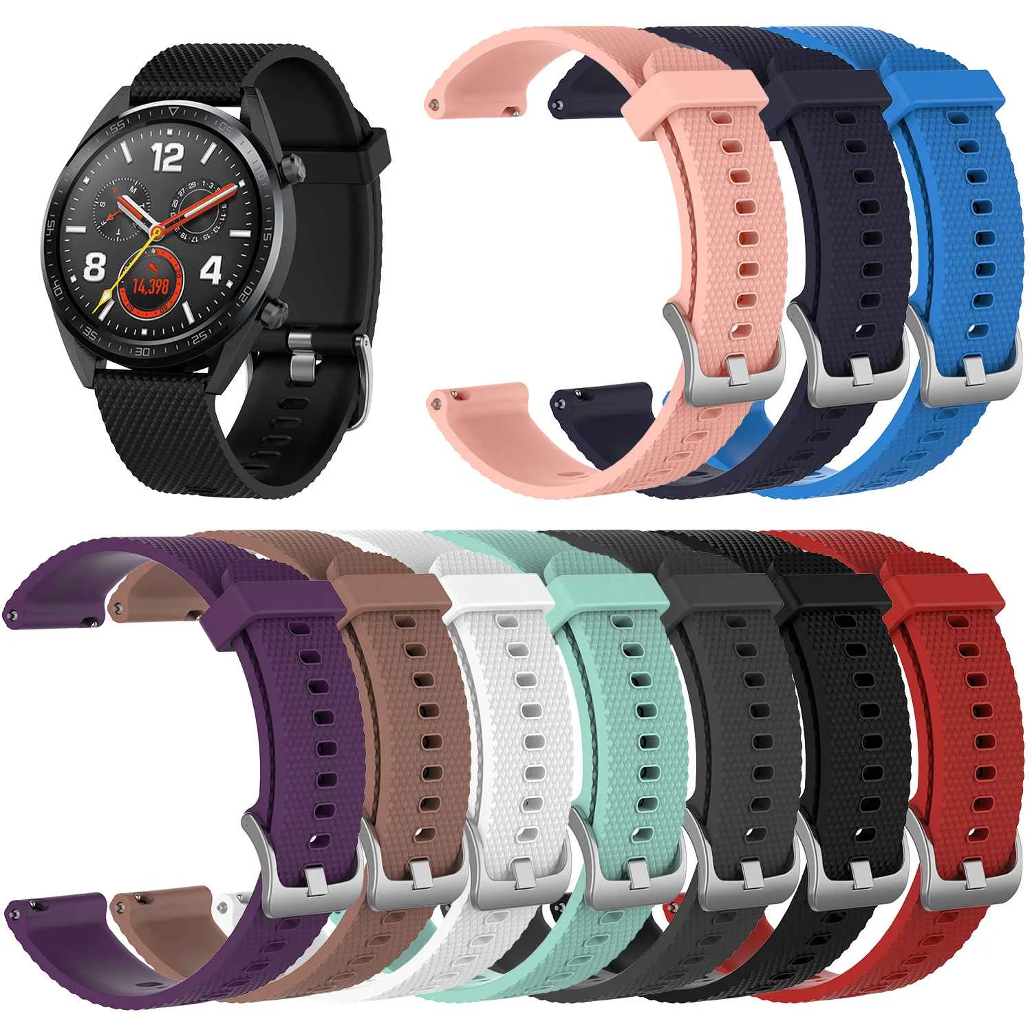 For Huawei Watch GT Elegant Smartwatch Bracelet Band 22mm Replacement Watch Strap Silicone Wristband Strap Wearable Accessories
For Huawei Watch GT Elegant Smartwatch Bracelet Band 22mm Replacement Watch Strap Silicone Wristband Strap Wearable Accessories