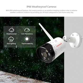 LOOSAFE Home Security Camera Bullet Outdoor Wi-Fi 2MP HD Camera Color Day and Night AP Mode 2 Way Audio Waterproof IP Onvif Cam 
LOOSAFE Home Security Camera Bullet Outdoor Wi-Fi 2MP HD Camera Color Day and Night AP Mode 2 Way Audio Waterproof IP Onvif Cam