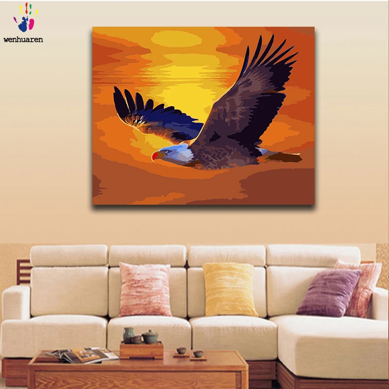 Diy paint by numbers picture paintings by numbers with kits Eagle Soar to great heights Living room decorative hanging pictures
Diy paint by numbers picture paintings by numbers with kits Eagle Soar to great heights Living room decorative hanging pictures