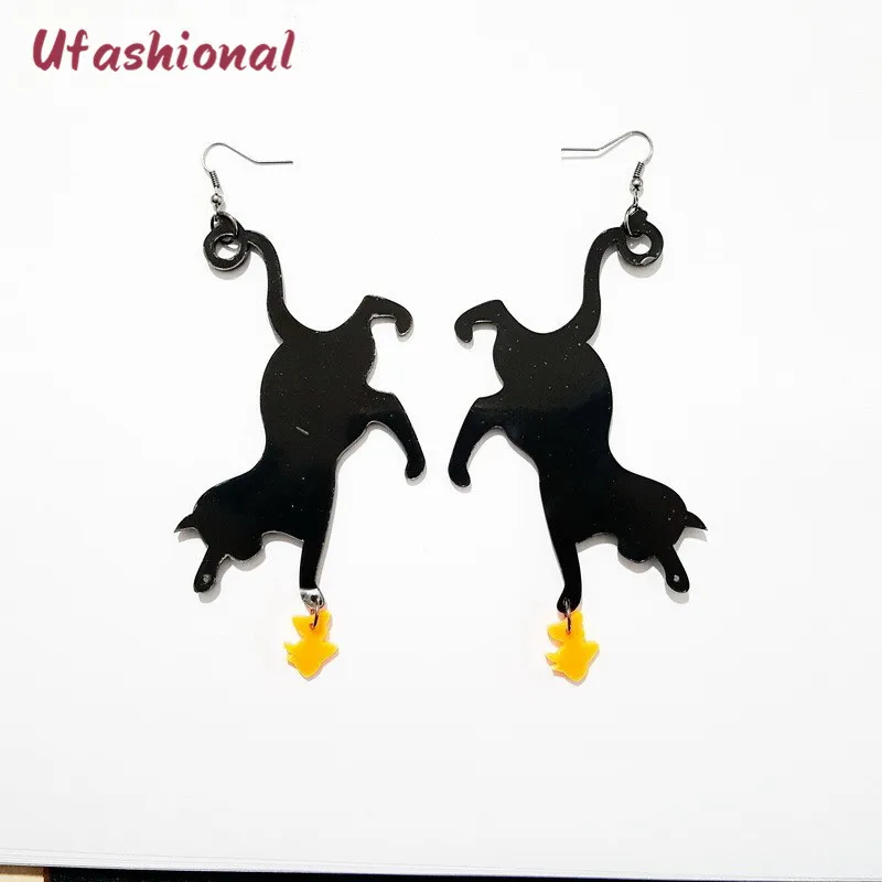 Bohemian Fashion Women Punk Jewelry Dangle Earrings Maxi Pompon Acrylic Cat Fish Ornament Brincos Mujer Perfume Feminino Earring
Bohemian Fashion Women Punk Jewelry Dangle Earrings Maxi Pompon Acrylic Cat Fish Ornament Brincos Mujer Perfume Feminino Earring