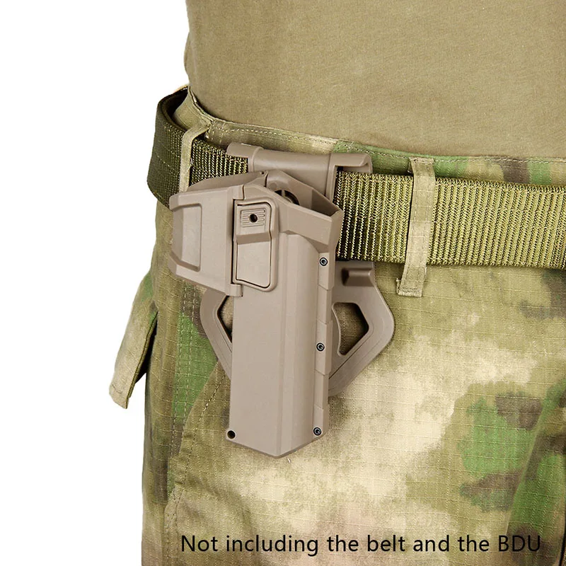 PPT Movable Holster Tactical Gun Pistol Holster Belt Gun Waist Holster Protection for Glock 17 19 Hunting BK DE GZ7-0057 
PPT Movable Holster Tactical Gun Pistol Holster Belt Gun Waist Holster Protection for Glock 17 19 Hunting BK DE GZ7-0057