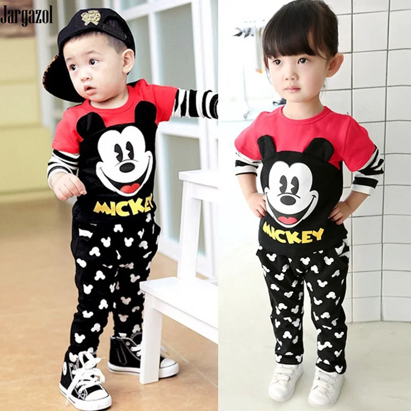 Jargazol Baby Boy Clothes Cartoon Mickey Printed Long Sleeve Tops&pants Cute Girl Clothign Set Toddler Tracksuits Kids Outfit
Jargazol Baby Boy Clothes Cartoon Mickey Printed Long Sleeve Tops&pants Cute Girl Clothign Set Toddler Tracksuits Kids Outfit