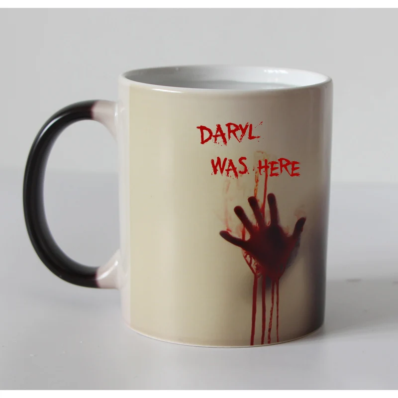 Newest Design The walking dead Zombie Color Changing Coffee Mug Heat sensitive Bone china Tea cup mugs Daryl was here
Newest Design The walking dead Zombie Color Changing Coffee Mug Heat sensitive Bone china Tea cup mugs Daryl was here