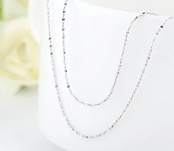 Wholesale 5pc Silver Color Chain 1.2mm Chain Necklace for Women Jewelry Twisted Chain 28inches Free Shipping
Wholesale 5pc Silver Color Chain 1.2mm Chain Necklace for Women Jewelry Twisted Chain 28inches Free Shipping
