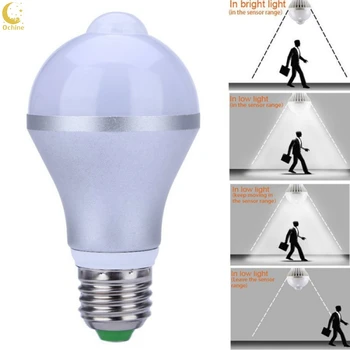 Ochine 9W LED PIR Motion Sensor Lamp LED Bulb Smart LED PIR Light Sound Light E27 Motion Sensor Light
Ochine 9W LED PIR Motion Sensor Lamp LED Bulb Smart LED PIR Light Sound Light E27 Motion Sensor Light