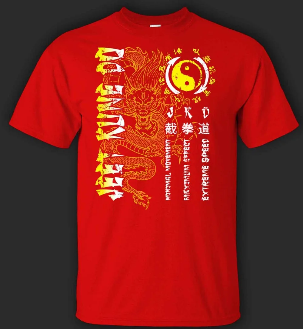 

Jeet Kune Do Dragon T-Shirt - Direct From Stockist New 2019 Summer Men'S 100% Cotton Basic Style Hip Hop O Neck T Shirt Company