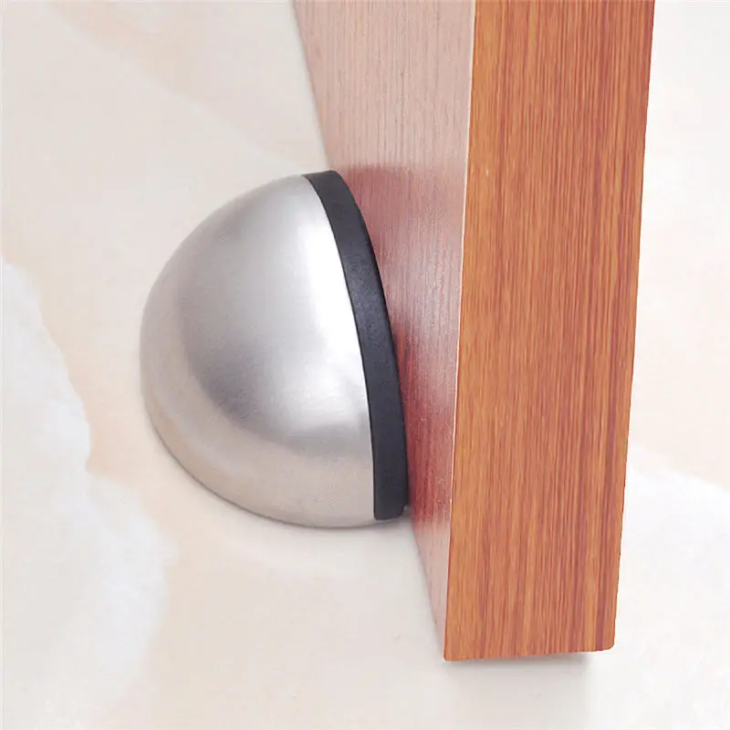 Zinc Alloy Rubber Door Stops Floor-mounted Satin Chrome Half Moon Wood Door Stopper Holder Fender Wall Protectors For Bedroom
Zinc Alloy Rubber Door Stops Floor-mounted Satin Chrome Half Moon Wood Door Stopper Holder Fender Wall Protectors For Bedroom