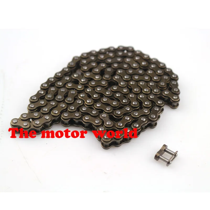 Chain 25H 86 136 138 142 144 158 Links with Link Spare For 47cc 49cc Mini Dirt Pocket Bikes Minimoto Motorcycle ATV QUAD
Chain 25H 86 136 138 142 144 158 Links with Link Spare For 47cc 49cc Mini Dirt Pocket Bikes Minimoto Motorcycle ATV QUAD