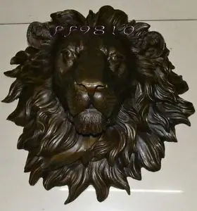 The huge Lion head flat bronze sculpture statue The art hanging wall H" 18.1 Copper sculpture home decoration
The huge Lion head flat bronze sculpture statue The art hanging wall H" 18.1 Copper sculpture home decoration